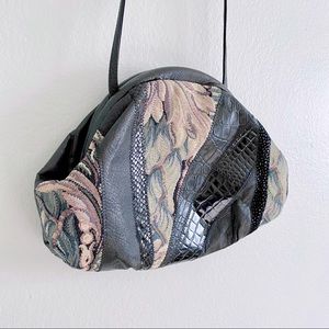 Vintage 80/90s Patchwork Crossbody Purse